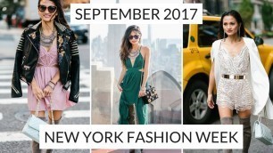 'New York Fashion Week September 2017'