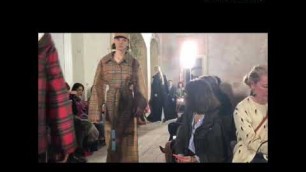 'London Fashion Week: Burberry\'s classic checks return, and collection features street-style elements'