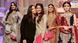'Pakistan Fashion Week 2019 Top Leval Wedding Dresses Fashion Walk'