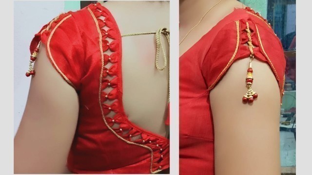 'Easy method cutting and stitching beautiful blouse design - kriti fashion designer'