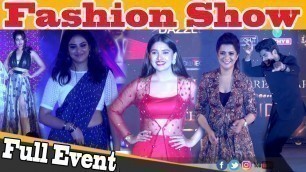 'Chennai\'s Biggest Fashion Show | D awards | Dazzle style Icon Awards | tamil cinema celebrities'