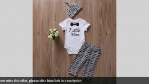 '✓2017 Baby Clothing Sets 0-18M 3pcs Autumn Baby Boys Clothes SET Infant'