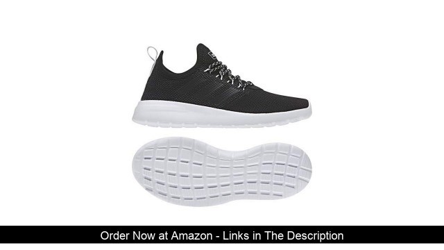 ☄️ adidas Women's Lite Racer Reborn Running Shoe, Black/Black/Grey, 8.5 M US