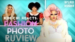 'Kim Chi reacts to Fashion Photo RuView \"Boot\" from RuPaul\'s Drag Race Season 8 Episode 8'
