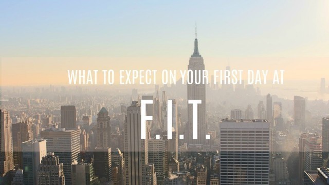 'What to expect on the first day of school?!? | FASHION INSTITUTE OF TECHNOLOGY'
