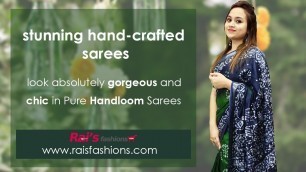 'Look Absolutely Gorgeous And Chic In Rai\'s Fashions Pure Handloom Sarees - (09th September) - 7SM'