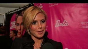 '2009 Barbie Runway Show Heidi Klum Interview'