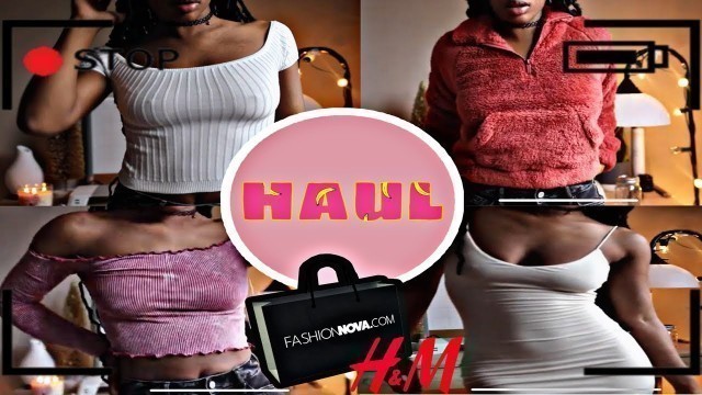 'Black Friday TRY-ON Haul | CLOTHING| FASHION NOVA, H&M, WINDSOR, AEROPOSTLE, UGG,'