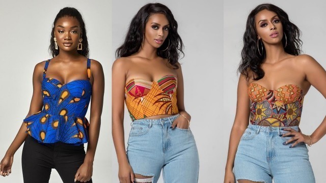 MUST HAVE AFRICAN PRINT FASHION CORSET STYLE TOPS FOR WOMEN || OUTDOOR WEARS