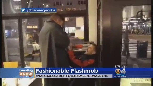 'TRENDING: Fashion Designer Marc Jacobs Uses Flash Mob To Help Propose'