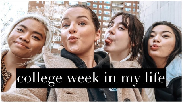 'COLLEGE WEEK IN MY LIFE | Fashion Institute of Technology'