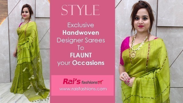 'Exclusive Handwoven Designer Sarees To Flaunt Your Occasions (05th March) - 05ME'