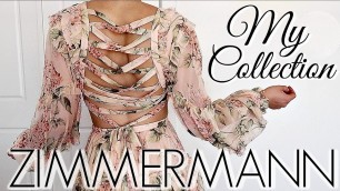 'MY ZIMMERMANN DESIGNER FASHION COLLECTION || TRY ON'