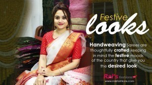 'Rai\'s Fashions Handloom Sarees Collection For Your Festive Looks!! (21st September) - 20SF'