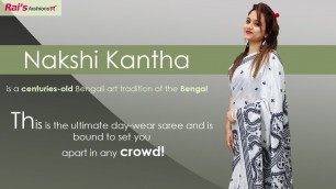 'Hand Kantha Stitched Collection On Bangalore Silk (25th November) - 24NR'