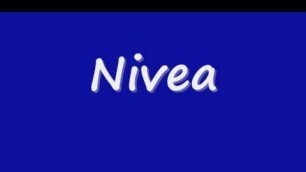 'How to Pronounce \"Nivea\" in German'
