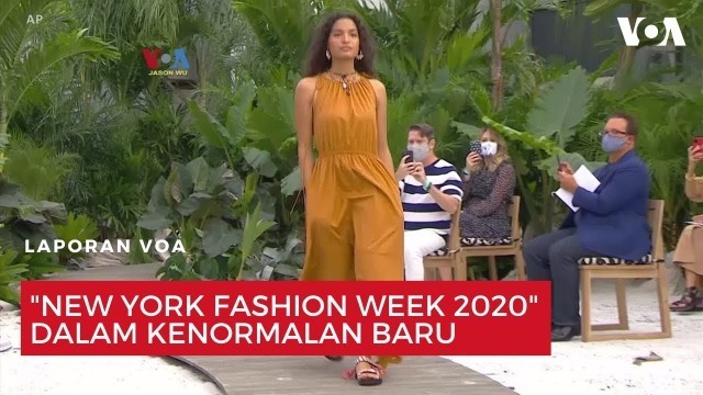 '\"New York Fashion Week 2020\" dalam Kenormalan Baru'