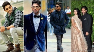 'Allu arjun fashion style||Beard hairstyle||Latest allu arjun outfits||Men\'s life style'