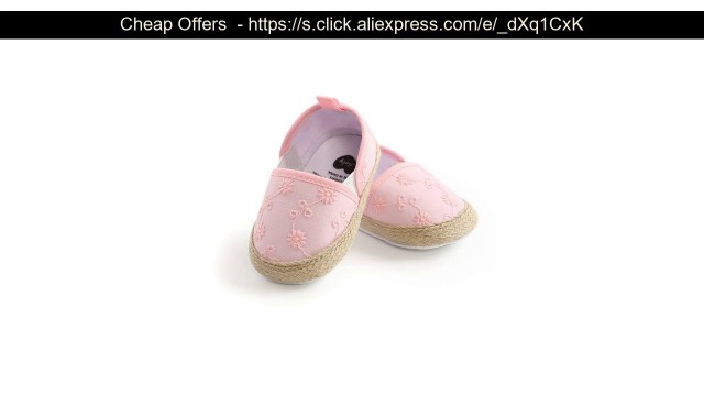 'Promo 2020 Baby Girl Shoes Casual Non-slip Soft Embroidered Toddler Shoes Baby First walkers Crib S'