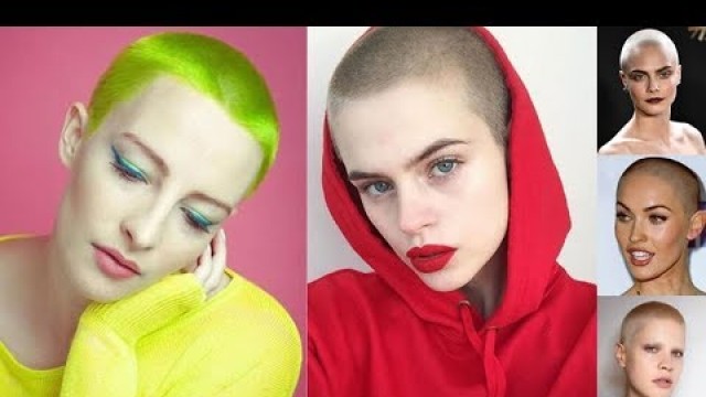 '30+ Bald Haircuts&Headshave for Women for 2018 - Female Buzzcuts 2018'