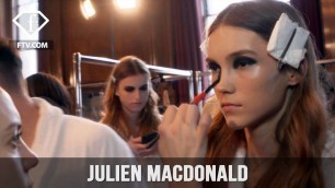 'London Fashion Week Fall/WItner 2017-18 - Julien Macdonald Make up  | FashionTV'