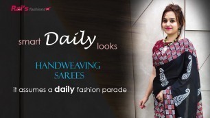 'Smart Daily Look  Handloom Sarees (21st February) - 21FH'