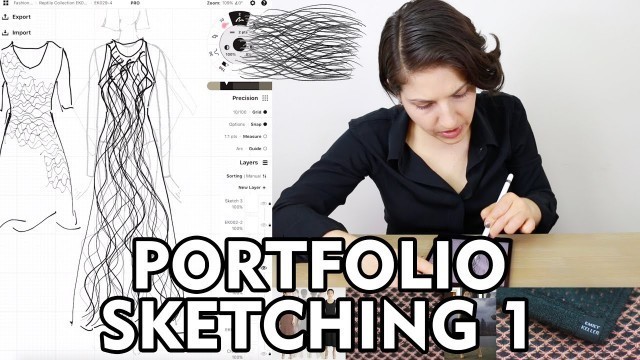 'Portfolio Sketching 1 - Fashion Design'
