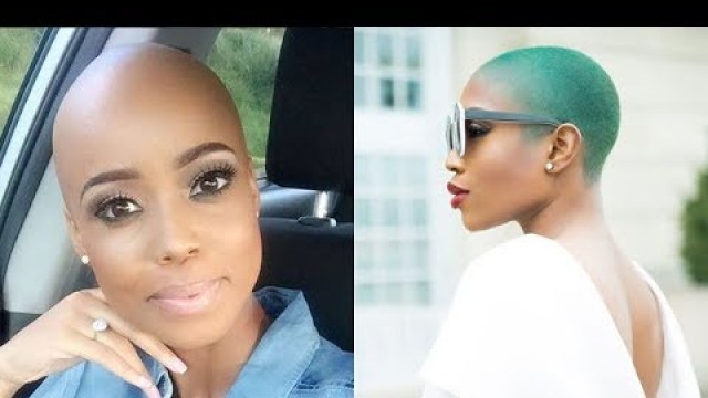 '20 Wicked Shaved Hairstyles for Black Women - Bald Haircuts For Black Women 2018'