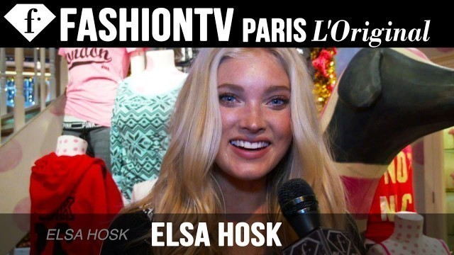 'Victoria\'s Secret Fashion Show 2014-2015: Elsa Hosk Face of PINK Interview | FashionTV'