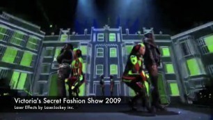 'Victoria\'s Secret Fashion Show \'09-Black Eyed Peas- Laser Effects by LaserJockey www.LaserJockey.com'