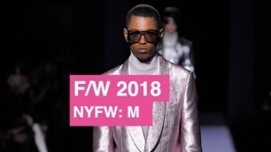 'Tom Ford Fall / 2018 Men\'s Evening Wear Highlights | Global Fashion News'