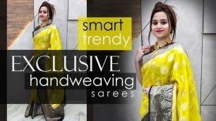 'Exclusive Handweaving Sarees Collection (04th March) - 04MD'