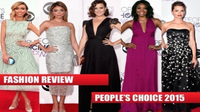 'People\'s Choice Awards 2015 Fashion Review!'