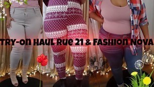 'HAUL TIME! Plus Size Rue 21 & Fashion Nova | DelilahD3Lite'