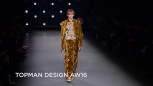 'Topman Design Fall/Winter 2016/2017 Menswear Collection - London Fashion Week'