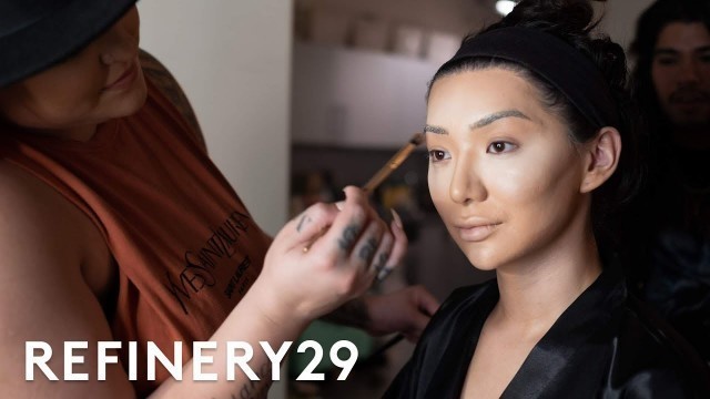 'Get Ready With Nikita Dragun For A Fashion Show | Get Glam VR | Refinery29'