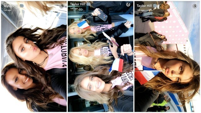 '[Victoria\'s Secret Angel] Taylor Hill ► Snapchat Story ◄ November 27th 2016'