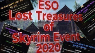 'Lost Treasures of skyrim event 2020 Antiquarian\'s Alpine Gallery, Sovngarde style, Gray Host boxes'