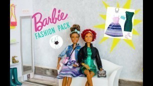 'BARBIE FASHION PACK DOLL ACCESSORIES REVIEW AND SHOWCASE - MERMAID'