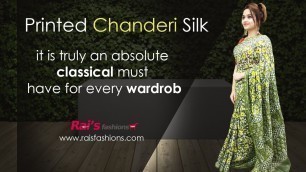 'Printed Chanderi Silk Sarees (30th September) - 29SR'