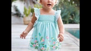 'Most stylish baby frock designer summer party dress designs'