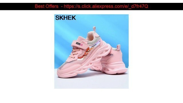'⚡️ SKHEK Sneakers Fashion Children Flat Shoes Infant Kids Baby Girls Boys Solid Stretch Mesh Sport'