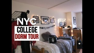 'COLLEGE DORM TOUR | The Fashion Institute of Technology NYC'