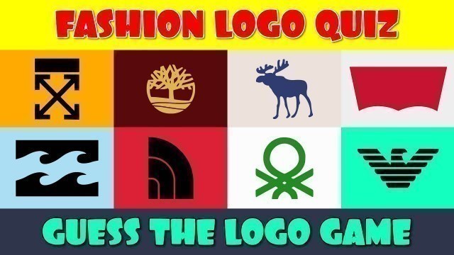 'Fashion Brands Logo Quiz | Guess the Logo | Logo Challenge | Logo Game'