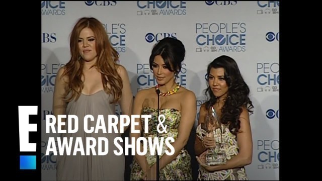'The Kardashian sisters in the Press Room | E! People\'s Choice Awards'