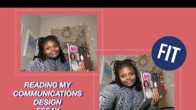 'reading my comm. design application essay | fashion institute of technology ~ joidesireeberry