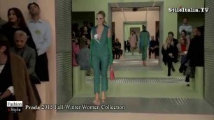 '\"Italian Fashion\" - \"Prada\" - \"2015  Fall - Winter\"  Women\'s Collection - \"Italian Woman\"'