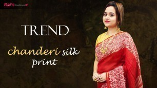 'TREND ~ Printed Chanderi Silk Sarees Collection For Your Regular Wear (30th December) - 29DY'