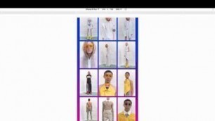 'Fashion Designer Portfolio & Resume Website Concept: Walkthrough of interactions'