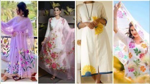 '30+ Hand - Painted Dress Designing Ideas Collection / Easy_to_make_at_Home'